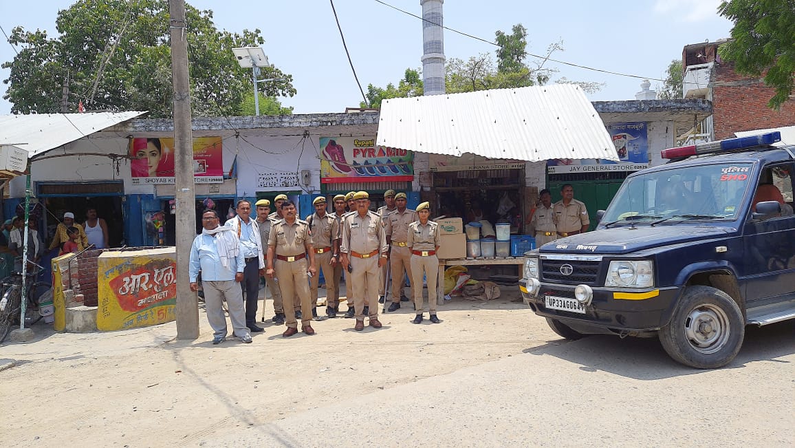 भारी पुलिस फोर्स एवं पीएसी बल की मौजूदगी में शांतिपूर्वक सम्पन्न हुई जुम्मे की नमाज