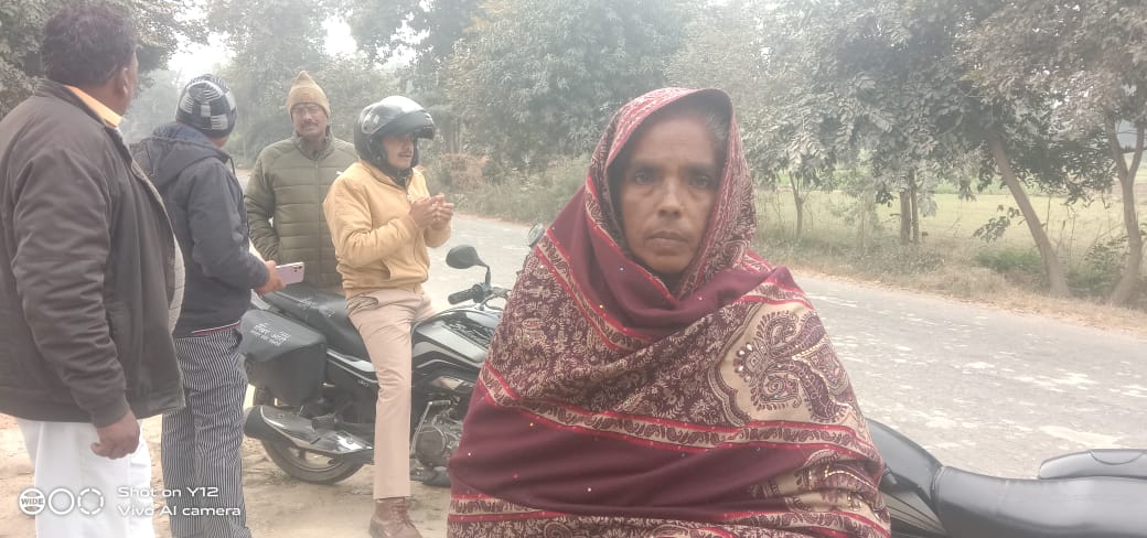 मंदिर दर्शन जा रही महिला टप्पेबाजी  का शिकार