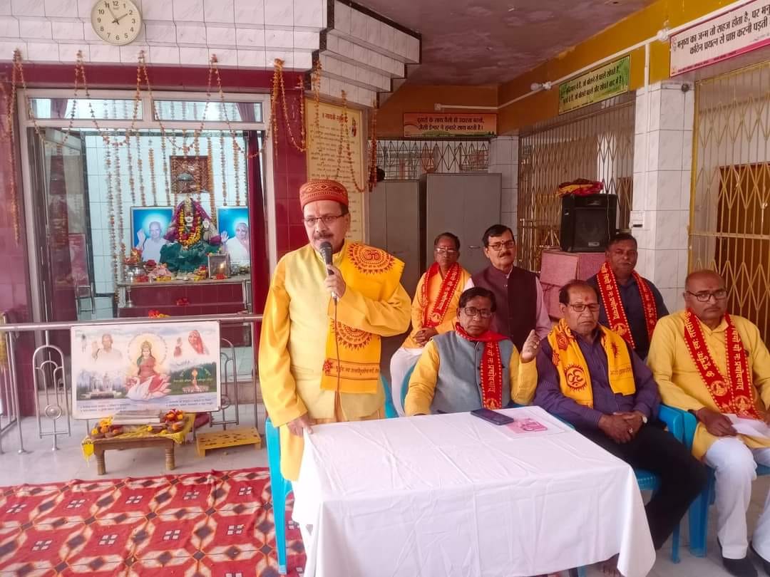 गायत्री शक्तिपीठ रायबरेली में पत्रकार वार्ता संपन्न