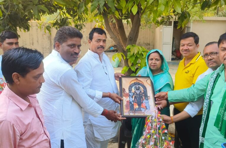 भाजपा प्रत्याशी राजरानी ने भारतीय किसान यूनियन के प्रदेश अध्यक्ष से जीत का लिया आशीर्वाद