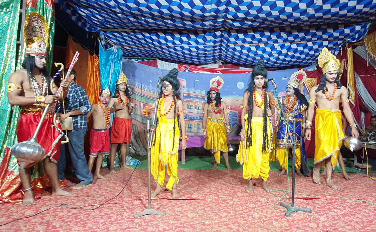 Ramlila concluded with Kumbhakaran, Meghnath, Ravana killing