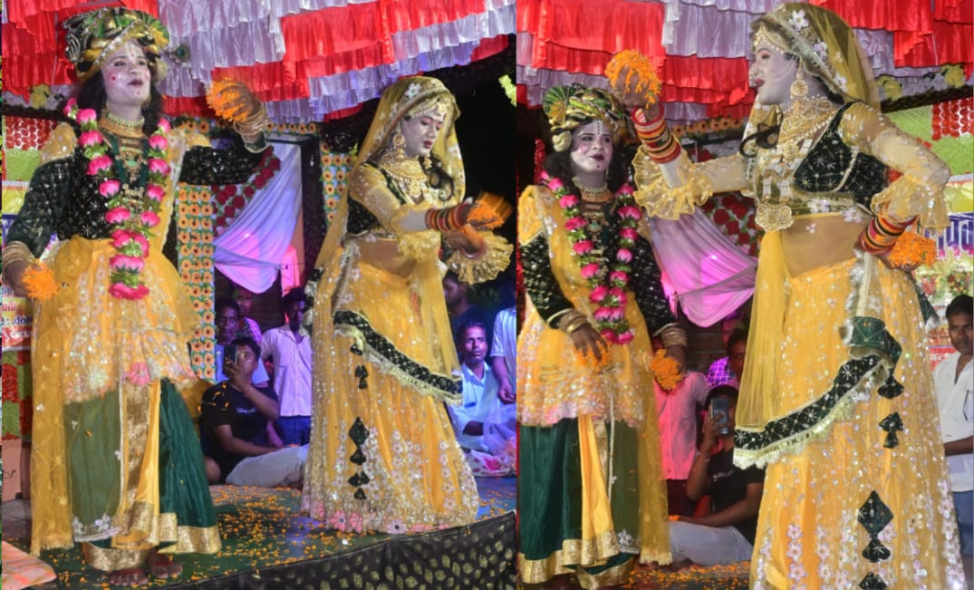 Devotees were mesmerized after seeing the amazing tableaux in Jagran.