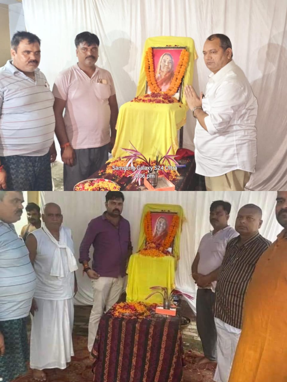 Political veterans pay tribute to late leader Kalavati Trivedi, District Panchayat member from Haidergarh I