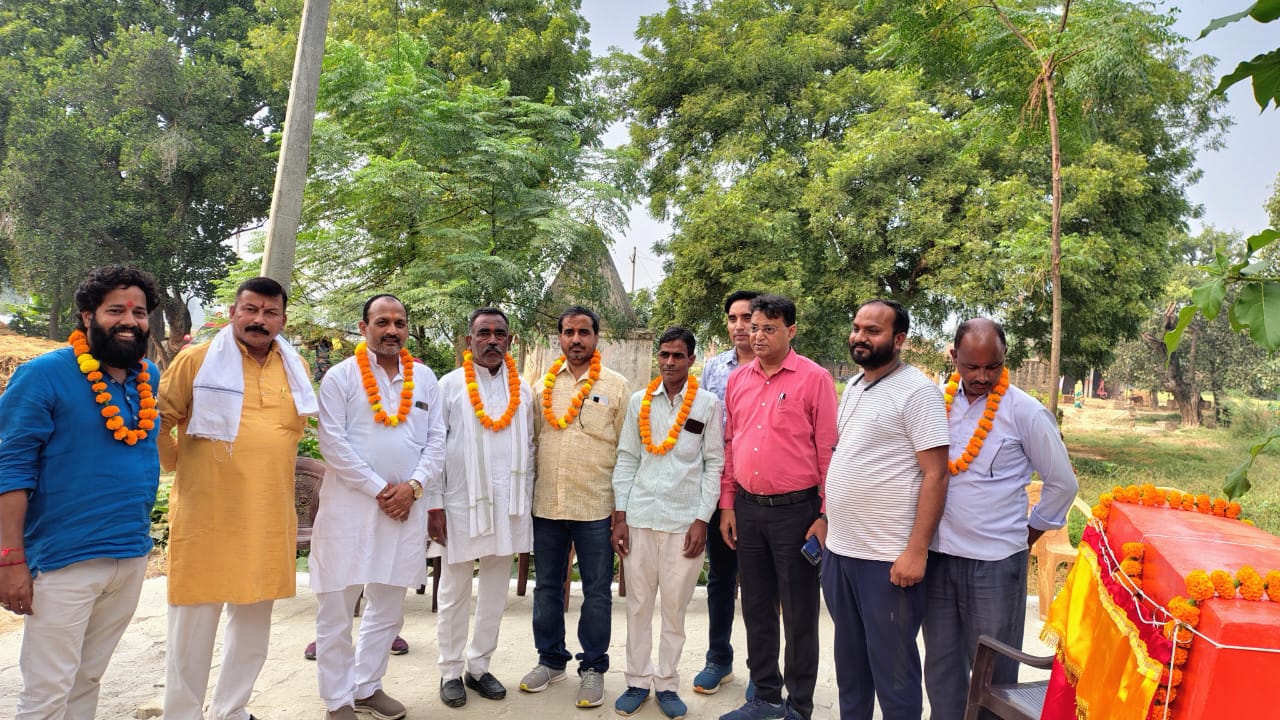 Chief representative inaugurated the interlocking road by cutting the ribbon