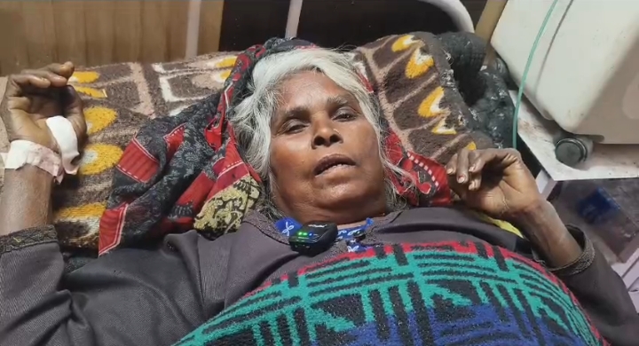 रास्ते के विवाद में वृद्ध महिला पर जानलेवा हमला
