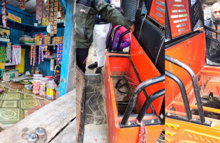चौरों के हौंसले बुलन्द ! रानीखेड़ा में दुकान व ई रिक्शा को बनाया निशाना