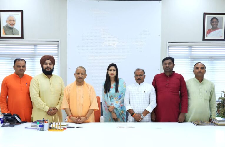 विधायक अदिति सिंह ने मुख्यमंत्री योगी आदित्यनाथ से की शिष्टाचार भेंट
