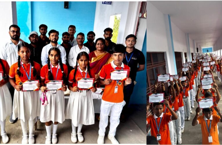 लेखनशाला उड़ान 1.0 : एस.बी.एस. कॉन्वेंट स्कूल सलोन में सम्पन्न हुई सुलेख प्रतियोगिता